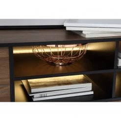 Red Living Buffet Trylith I - Imitation chêne rustique / Noir -ÉcoMaison Soldes 1000364622 220719 065 DETAILS P000000001000364622