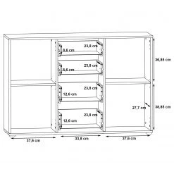 Loftscape Buffet Kiltealy II - Blanc / Imitation chêne Sonoma 13 Loftscape Buffet Kiltealy II - Blanc / Imitation chêne Sonoma -ÉcoMaison Soldes 1000364871 220722 501 SKETCH DETAILS P000000001000364871 sketch