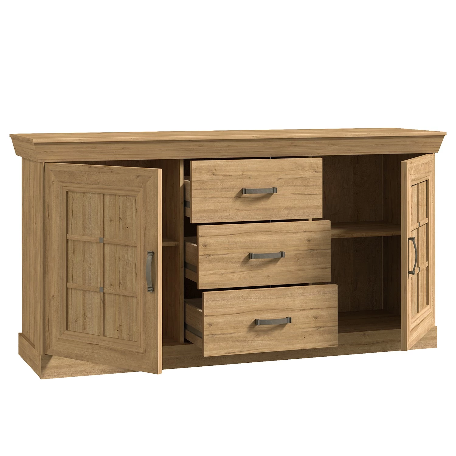 Ridgevalley Buffet Boolamore I - Imitation chêne 3 Ridgevalley Buffet Boolamore I - Imitation chêne – Image 3