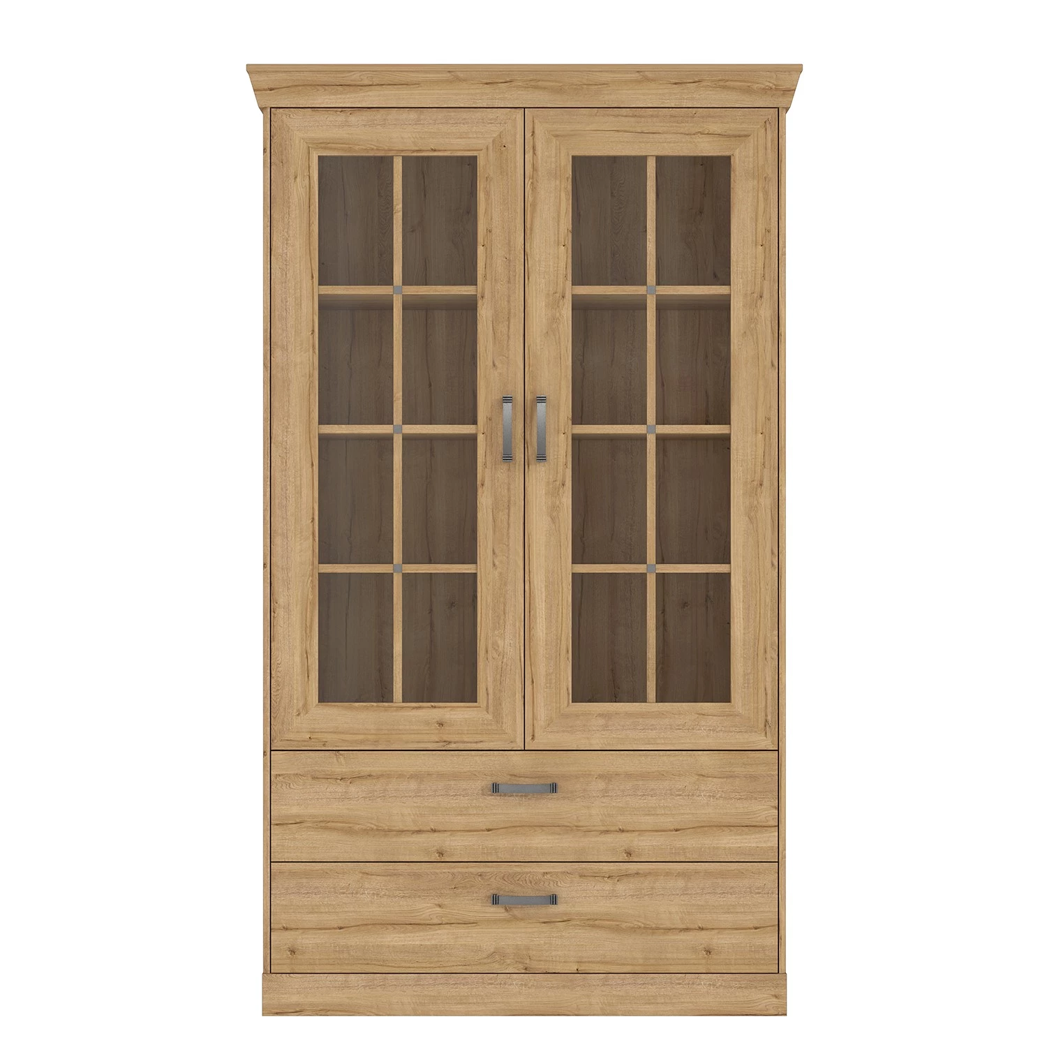 Ridgevalley Vitrine Boolamore III - Imitation chêne 2 Ridgevalley Vitrine Boolamore III - Imitation chêne – Image 2