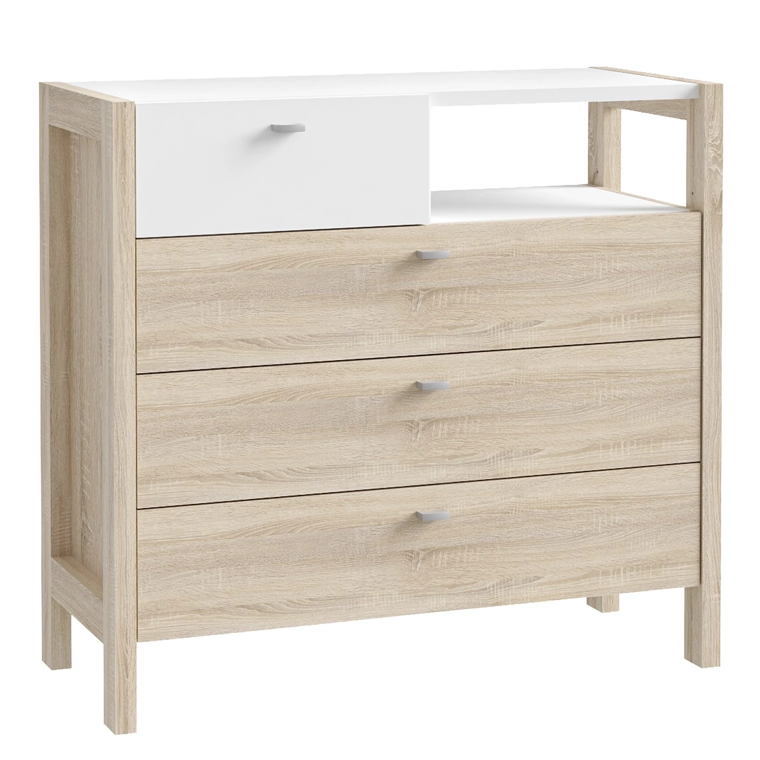 Loftscape Buffet Thurles II - Imitation chêne Sonoma / Blanc 1 Loftscape Buffet Thurles II - Imitation chêne Sonoma / Blanc