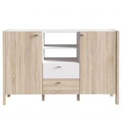 Loftscape Buffet Thurles I - Imitation chêne Sonoma / Blanc 9 Loftscape Buffet Thurles I - Imitation chêne Sonoma / Blanc -ÉcoMaison Soldes 1000364903 220722 030 DETAILS P000000001000364903