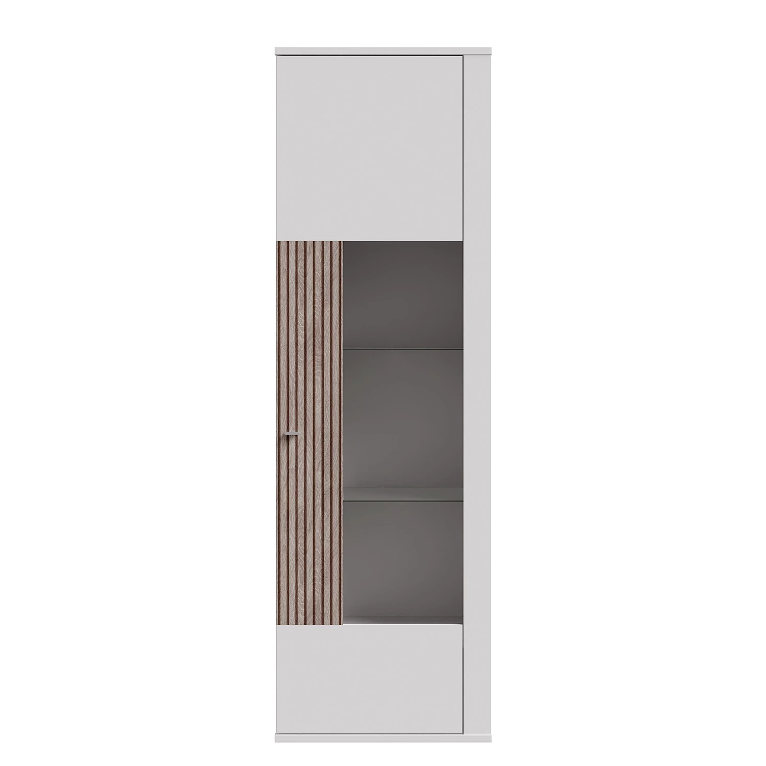 Loftscape Vitrine Millquarter I - Blanc / Imitation chêne clair 8 Loftscape Vitrine Millquarter I - Blanc / Imitation chêne clair – Image 8