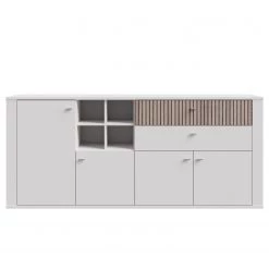 Loftscape Buffet Millquarter - Blanc / Imitation chêne clair 9 Loftscape Buffet Millquarter - Blanc / Imitation chêne clair -ÉcoMaison Soldes 1000364914 220722 030 DETAILS P000000001000364914