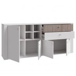 Loftscape Buffet Millquarter - Blanc / Imitation chêne clair 10 Loftscape Buffet Millquarter - Blanc / Imitation chêne clair -ÉcoMaison Soldes 1000364914 220722 031 DETAILS P000000001000364914