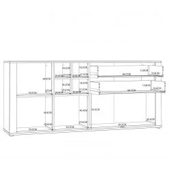 Loftscape Buffet Millquarter - Blanc / Imitation chêne clair 13 Loftscape Buffet Millquarter - Blanc / Imitation chêne clair -ÉcoMaison Soldes 1000364914 220722 501 SKETCH DETAILS P000000001000364914 sketch