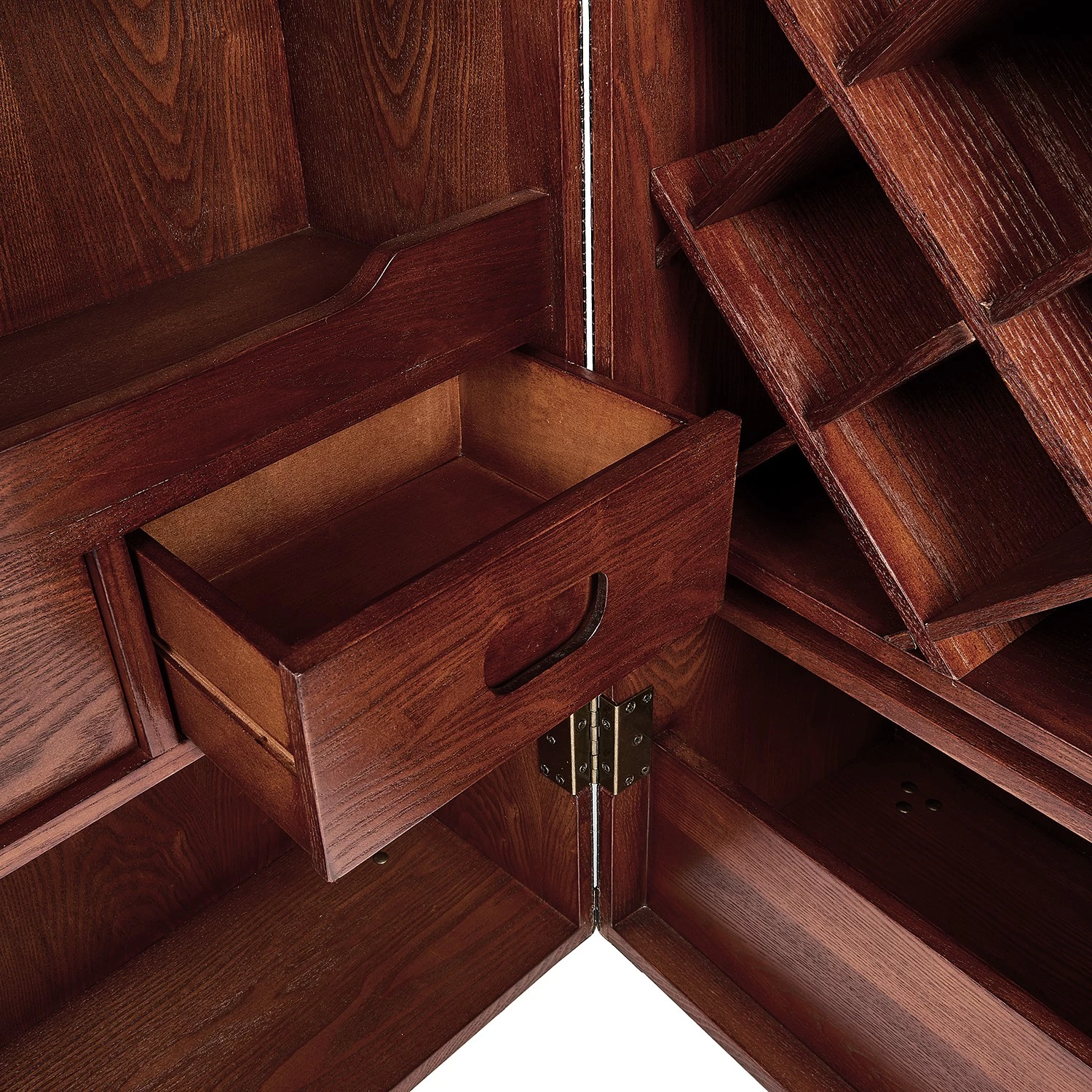 Butlers Armoire bar HEMINGWAY - Frêne massif / Polyuréthane - Marron 7 Butlers Armoire bar HEMINGWAY - Frêne massif / Polyuréthane - Marron – Image 7