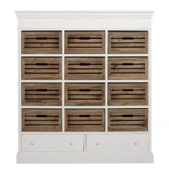 Butlers Étagère CAMPAGNE - Plaqué paulownia - Blanc -ÉcoMaison Soldes 1000365698 220728 035 DETAILS P000000001000365698