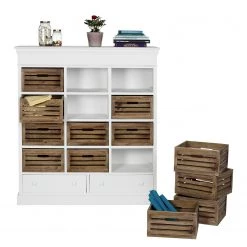 Butlers Étagère CAMPAGNE - Plaqué paulownia - Blanc -ÉcoMaison Soldes 1000365698 220728 070 DETAILS P000000001000365698