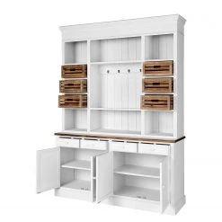 Butlers Buffet CAMPAGNE - Plaqué paulownia - Blanc -ÉcoMaison Soldes 1000365764 220728 030 DETAILS P000000001000365764