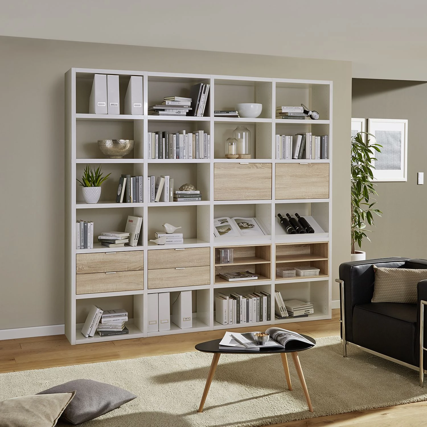 Fredriks Étagère à combiner Rodos I - Blanc brillant 4 Fredriks Étagère à combiner Rodos I - Blanc brillant – Image 4