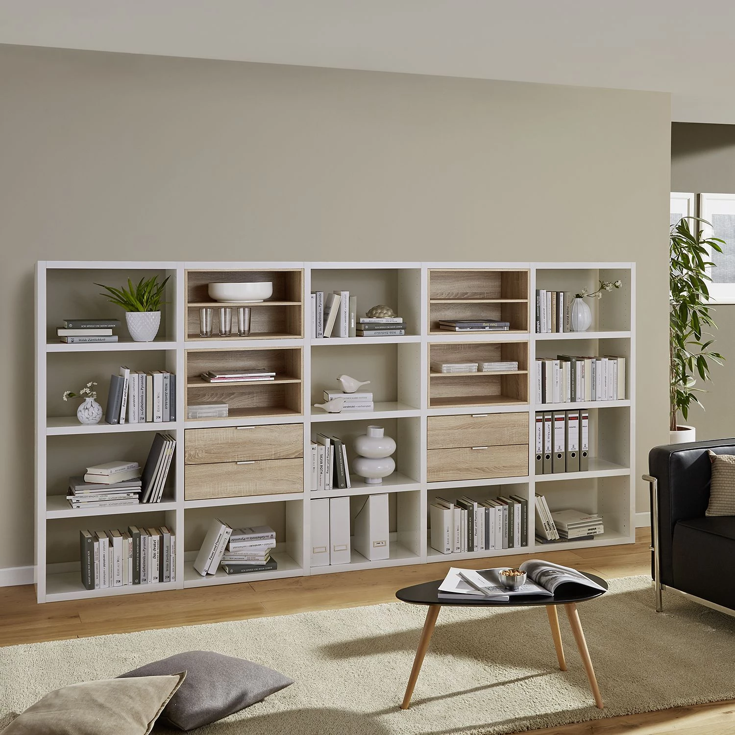 Fredriks Etagère à combiner Rodos II - Blanc brillant 3 Fredriks Etagère à combiner Rodos II - Blanc brillant – Image 3