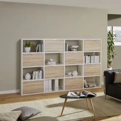 Fredriks Etagère à combiner Rodos II - Blanc brillant 8 Fredriks Etagère à combiner Rodos II - Blanc brillant -ÉcoMaison Soldes anbauregal rodos ii hochglanz weiss 1890658