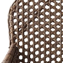 Ars manufacti Chaise Hawea (avec coussin d'assise) - Rotin / Metall - Rotin / Noir -ÉcoMaison Soldes armlehnenstuhl hawea rattan akazie massiv 4339472