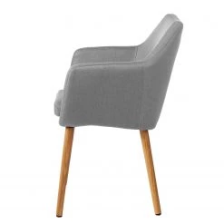 Mørteens Chaises à accoudoirs Nicholas - Tissu Cors: Granite - 1 chaise 18 Mørteens Chaises à accoudoirs Nicholas - Tissu Cors: Granite - 1 chaise -ÉcoMaison Soldes armlehnenstuhl nicholas ii webstoff eiche massiv granit 4851240