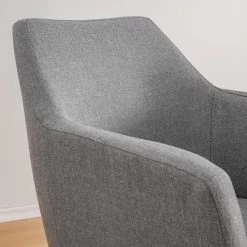 Mørteens Chaises à accoudoirs Nicholas XXL - Tissu Cors: Granite - 1 chaise -ÉcoMaison Soldes armlehnenstuhl nicholas xxl webstoff eiche massiv granit eiche 5118188