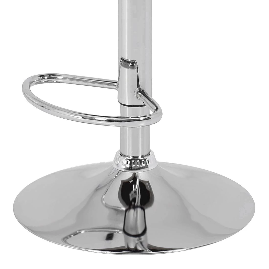 Fredriks Chaises de bar Malte (lot de 2) - Imitation cuir / Métal - Chrome - Cappuccino 6 Fredriks Chaises de bar Malte (lot de 2) - Imitation cuir / Métal - Chrome - Cappuccino – Image 6