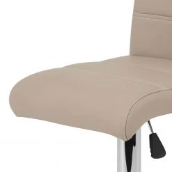 Fredriks Chaises de bar Malte (lot de 2) - Imitation cuir / Métal - Chrome - Cappuccino 10 Fredriks Chaises de bar Malte (lot de 2) - Imitation cuir / Métal - Chrome - Cappuccino -ÉcoMaison Soldes barstuhl malte 2er set kunstleder cappuccino 1609098