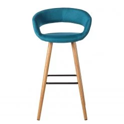 Mørteens Chaises de bar Volda (lot de 2) - Bleu pétrole 14 Mørteens Chaises de bar Volda (lot de 2) - Bleu pétrole -ÉcoMaison Soldes barstuhl volda 2er set webstoff eiche massiv petrol 4017372