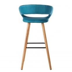 Mørteens Chaises de bar Volda (lot de 2) - Bleu pétrole 17 Mørteens Chaises de bar Volda (lot de 2) - Bleu pétrole -ÉcoMaison Soldes barstuhl volda 2er set webstoff eiche massiv petrol 4017380