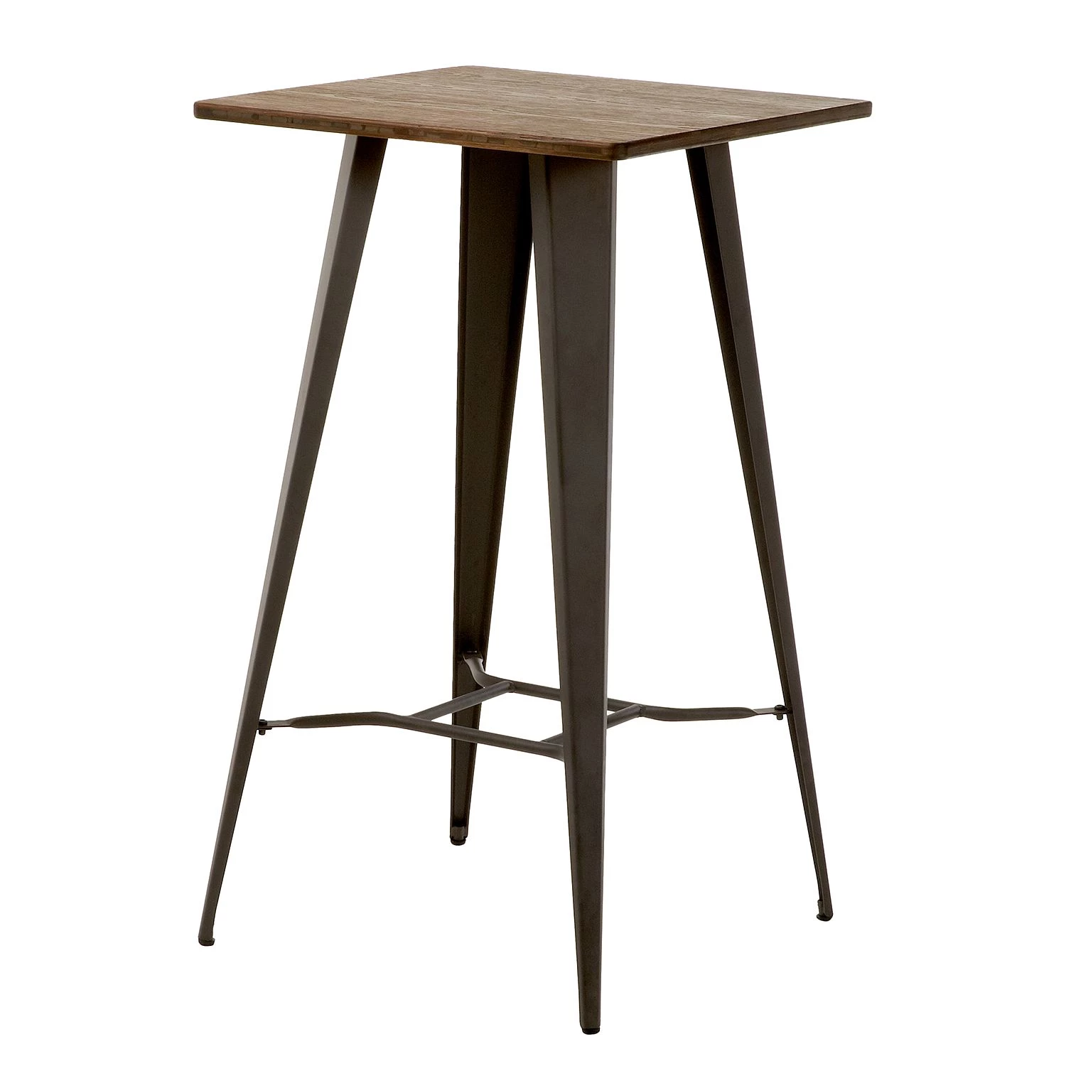 Ars manufacti Table de bar Roth - Gris marron 1 Ars manufacti Table de bar Roth - Gris marron