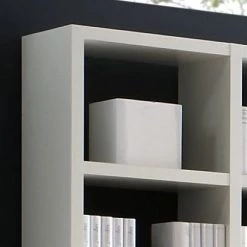 Loftscape Ensemble meuble TV Empire III - Blanc - 4 portes / 4 tiroirs -ÉcoMaison Soldes empire wohnwand weiss mit 4 tueren und 4 schubkaesten 1106360