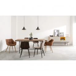 Ars manufacti Table à manger Atelier - Acacia massif / Métal - Acacia / Anthracite 14 Ars manufacti Table à manger Atelier - Acacia massif / Métal - Acacia / Anthracite -ÉcoMaison Soldes esstisch atelier akazie massiv metall lava 4487172