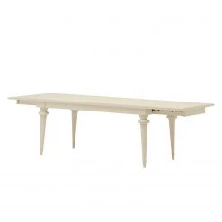 Maison Belfort Table Azjana - Beige clair - Avec rallonge des deux côtés