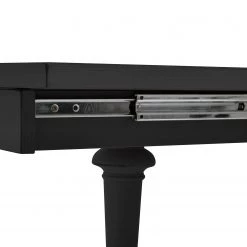 Maison Belfort Table Azjana - Noir - Avec rallonge d'un seul côté 8 Maison Belfort Table Azjana - Noir - Avec rallonge d'un seul côté -ÉcoMaison Soldes esstisch azjana pinie massiv schwarz mit kopfauszug einseitig 3549405