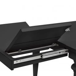 Maison Belfort Table Azjana - Noir - Avec rallonge d'un seul côté 9 Maison Belfort Table Azjana - Noir - Avec rallonge d'un seul côté -ÉcoMaison Soldes esstisch azjana pinie massiv schwarz mit kopfauszug einseitig 3549409