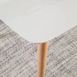 Mørteens Table Bjelland - 150 x 80cm -ÉcoMaison Soldes esstisch bjelland eiche teilmassiv eiche weiss 150 x 80cm 4216816