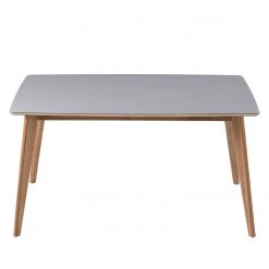 Mørteens Table Clochau - 140 x 80 cm -ÉcoMaison Soldes esstisch clochau esche teilmassiv grau esche 140 x 80 cm 4968292