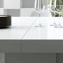 Temahome Table Dusk - 130 x 130 cm 11 Temahome Table Dusk - 130 x 130 cm -ÉcoMaison Soldes esstisch dusk hochglanz weiss 130 x 130 cm 1116714