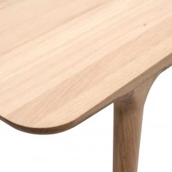 Studio Copenhagen Table Fleek - Chêne clair - 200 x 90 cm -ÉcoMaison Soldes esstisch fawn eiche massiv eiche weiss geoelt 200 x 90 cm 3867336