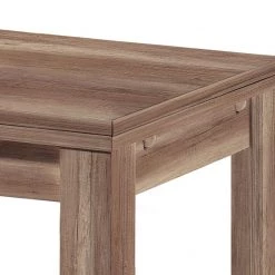 Mooved Table extensible Leaf - Imitation chêne truffier - 80 x 60 cm -ÉcoMaison Soldes esstisch leaf mit ausziehfunktion 4776608