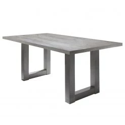 Mooved Table Leeton II - Imitation béton - 180 x 90 cm