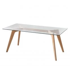 Mørteens Table Napole - Verre / Chêne massif