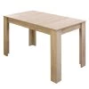 Mooved Table extensible Fairford - Imitation chêne brut de sciage - 110 x 60 cm