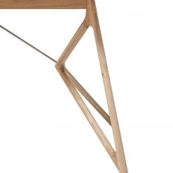 Studio Copenhagen Table Tigg - Vert olive / Chêne - 160 x 90 cm -ÉcoMaison Soldes esstisch tink eiche massiv linoleum olivgruen eiche 160 x 90 cm 4738596