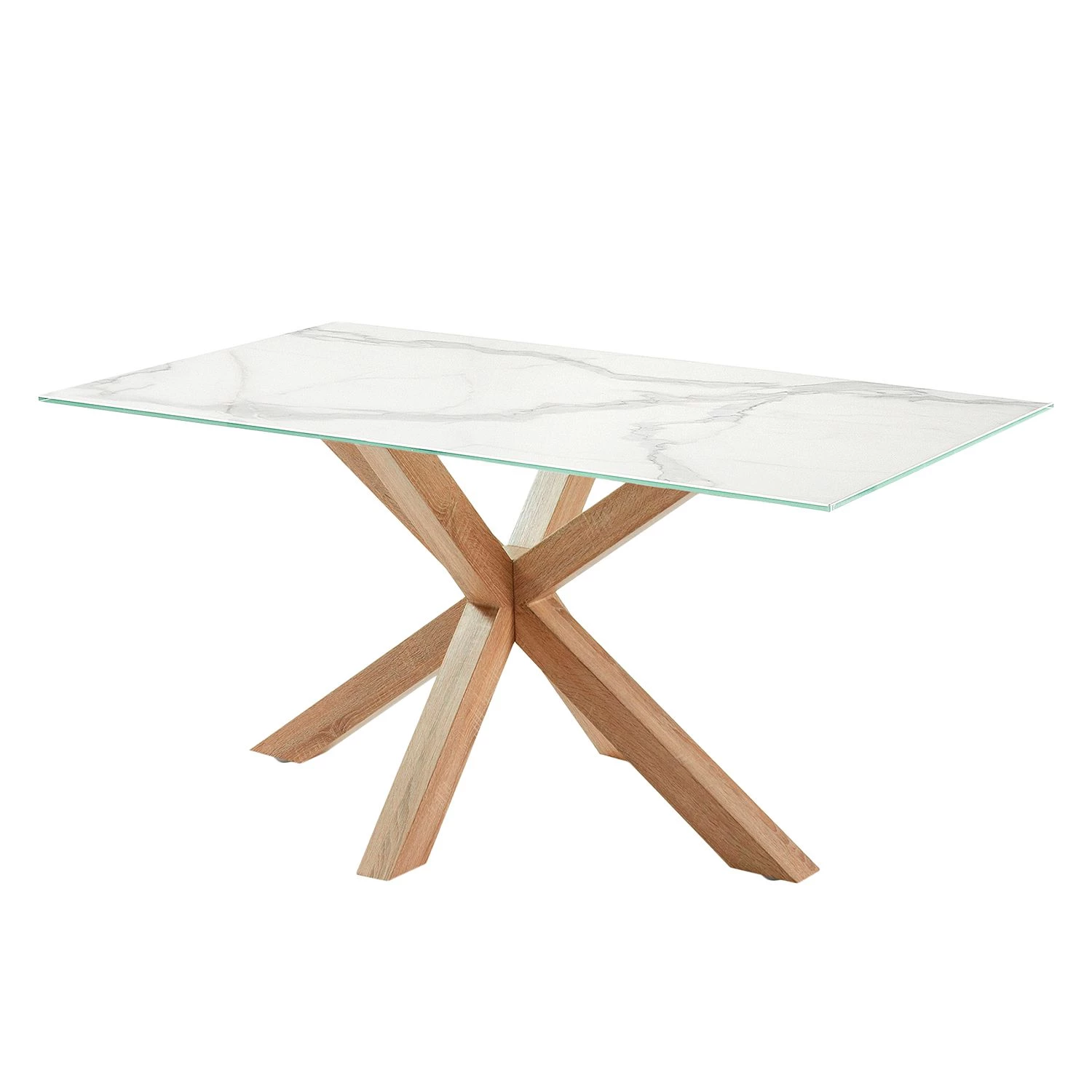 Mørteens Table Zuccarello II - Blanc / Gris 1 Mørteens Table Zuccarello II - Blanc / Gris