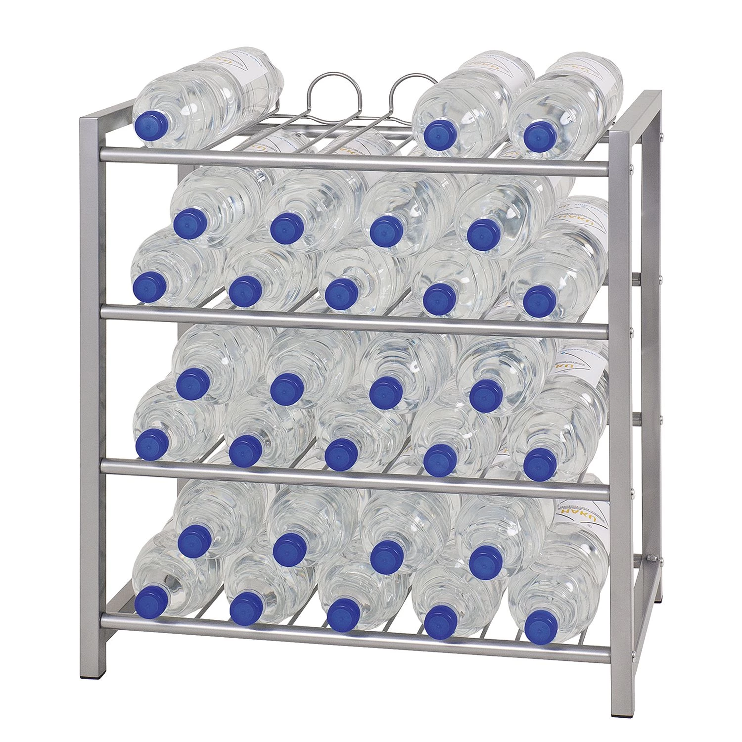 Home Design Range-bouteilles Dundalk 1,5l - Couleur aluminium 2 Home Design Range-bouteilles Dundalk 1,5l - Couleur aluminium – Image 2