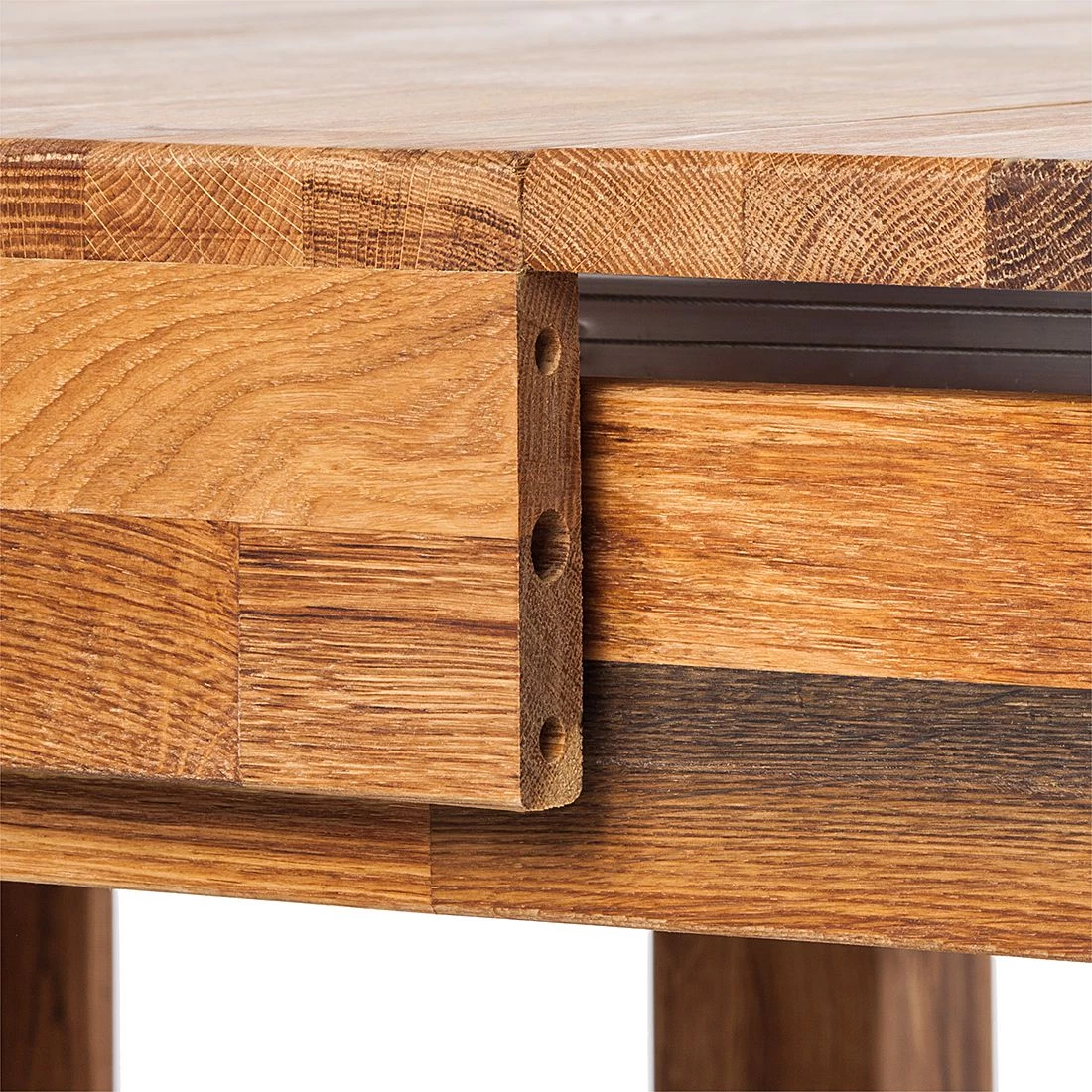 Ars Natura Table KimWOOD II - Avec rallonge - Chêne massif - Chêne 10 Ars Natura Table KimWOOD II - Avec rallonge - Chêne massif - Chêne – Image 10