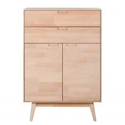 Mørteens Buffet haut Finsby - Partiellement en hêtre massif - Hêtre -ÉcoMaison Soldes highboard finsby buche massiv 3681429