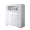 LC Spa Buffet Gladiolo - Blanc brillant / Blanc - Avec éclairage