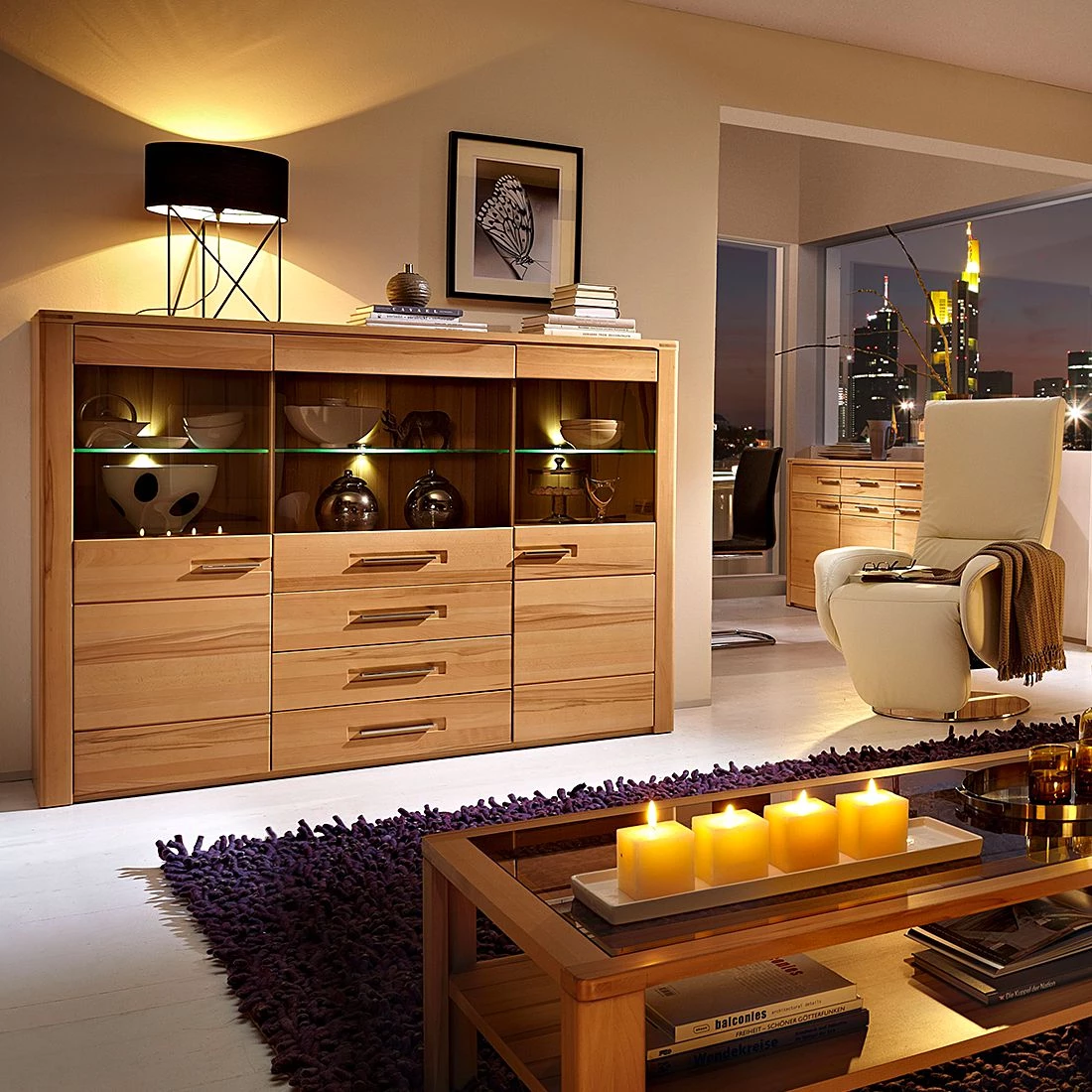 Ars Natura Buffet haut NatureStar - Partiellement en duramen de hêtre massif 2 Ars Natura Buffet haut NatureStar - Partiellement en duramen de hêtre massif – Image 2