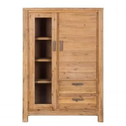 Ars Natura Buffet haut Toumanar - Partiellement en acacia massif - Acacia sable -ÉcoMaison Soldes highboard toumanar akazie teilmassiv akazie sand 3627549