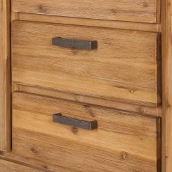 Ars Natura Buffet haut Toumanar - Partiellement en acacia massif - Acacia sable -ÉcoMaison Soldes highboard toumanar akazie teilmassiv akazie sand 3627569