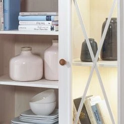 Maison Belfort Commode haute Ummanz II - Epicéa blanc -ÉcoMaison Soldes hochkommode ummanz ii kiefer massiv kiefer weiss kiefer honig 5087152