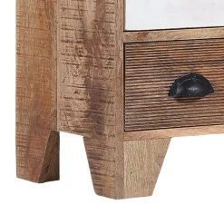 Ars manufacti Commode Curenna II - Partiellement en manguier massif - Manguier / Marron -ÉcoMaison Soldes kommode curenna ii mango teilmassiv 4419404