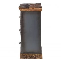 Ars manufacti Buffet Hunter I - Manguier massif / Métal - Manguier / Gris bleu -ÉcoMaison Soldes kommode hunter i mango massiv metall mango blaugrau 4414440